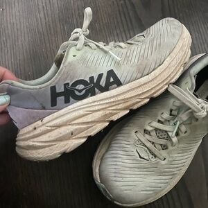 Hoka Running Shoes in Light Blue